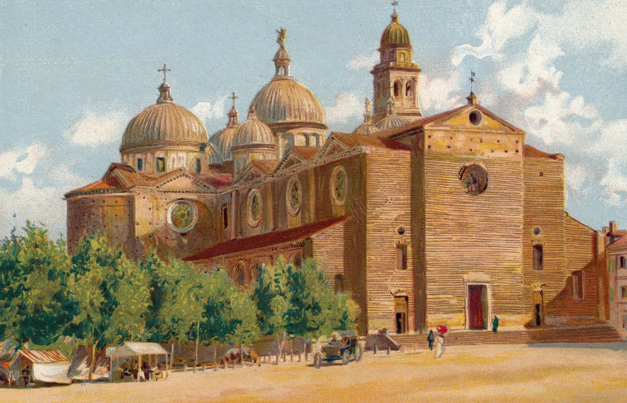 Padwa / Padwa: Bazylika św Justyny (chromolit) autorstwa Italian School