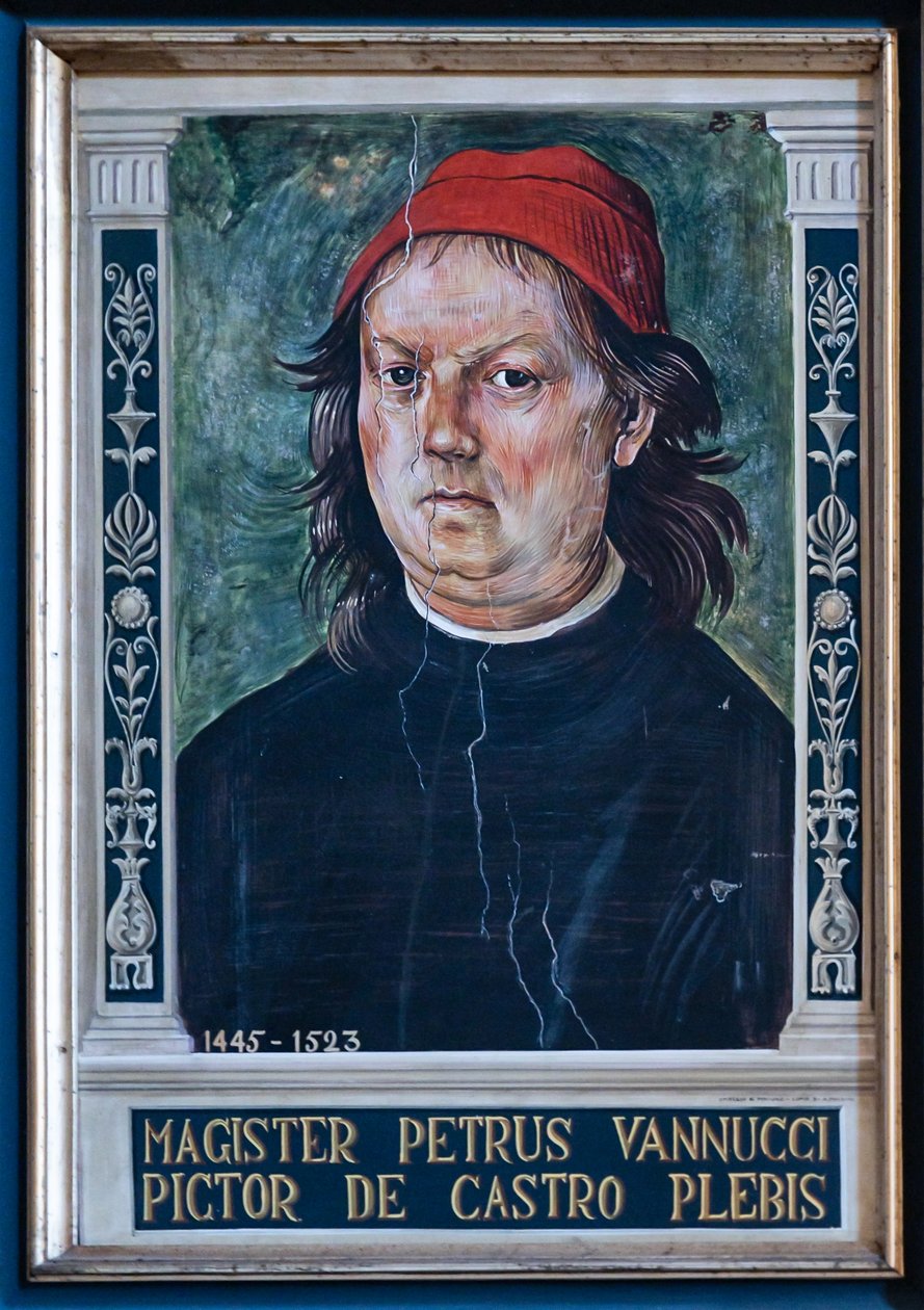 Obraz przedstawiający Pietro autorstwa Cristoforo Vannucci, znanego jako Perugino autorstwa Italian School