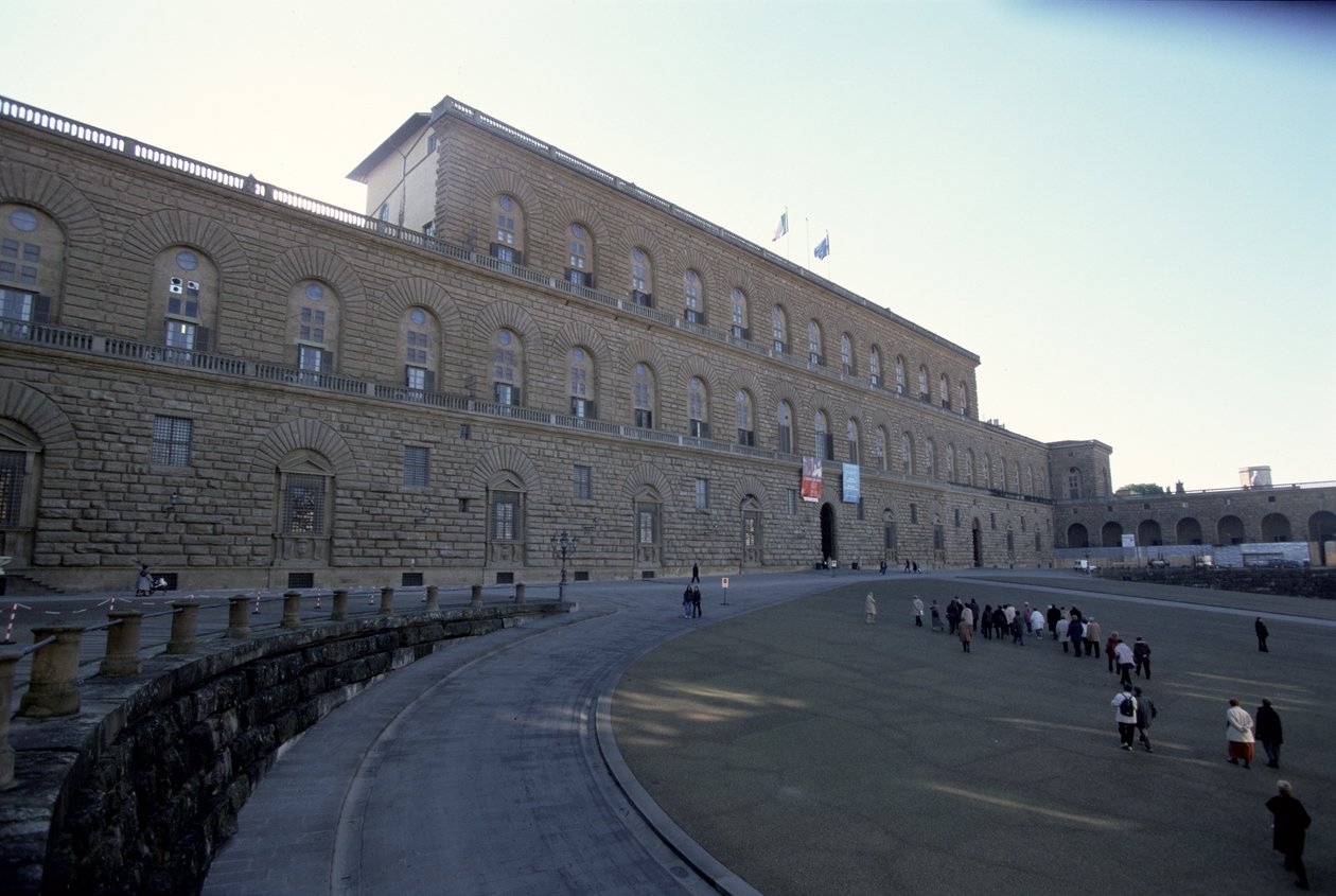 Palazzo Pitti, rozpoczęte ok. 1457 autorstwa Italian School
