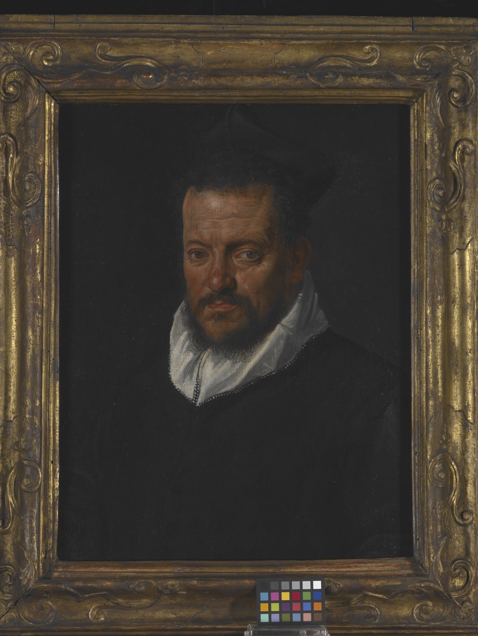Portret księdza (olej na płótnie) autorstwa Italian School