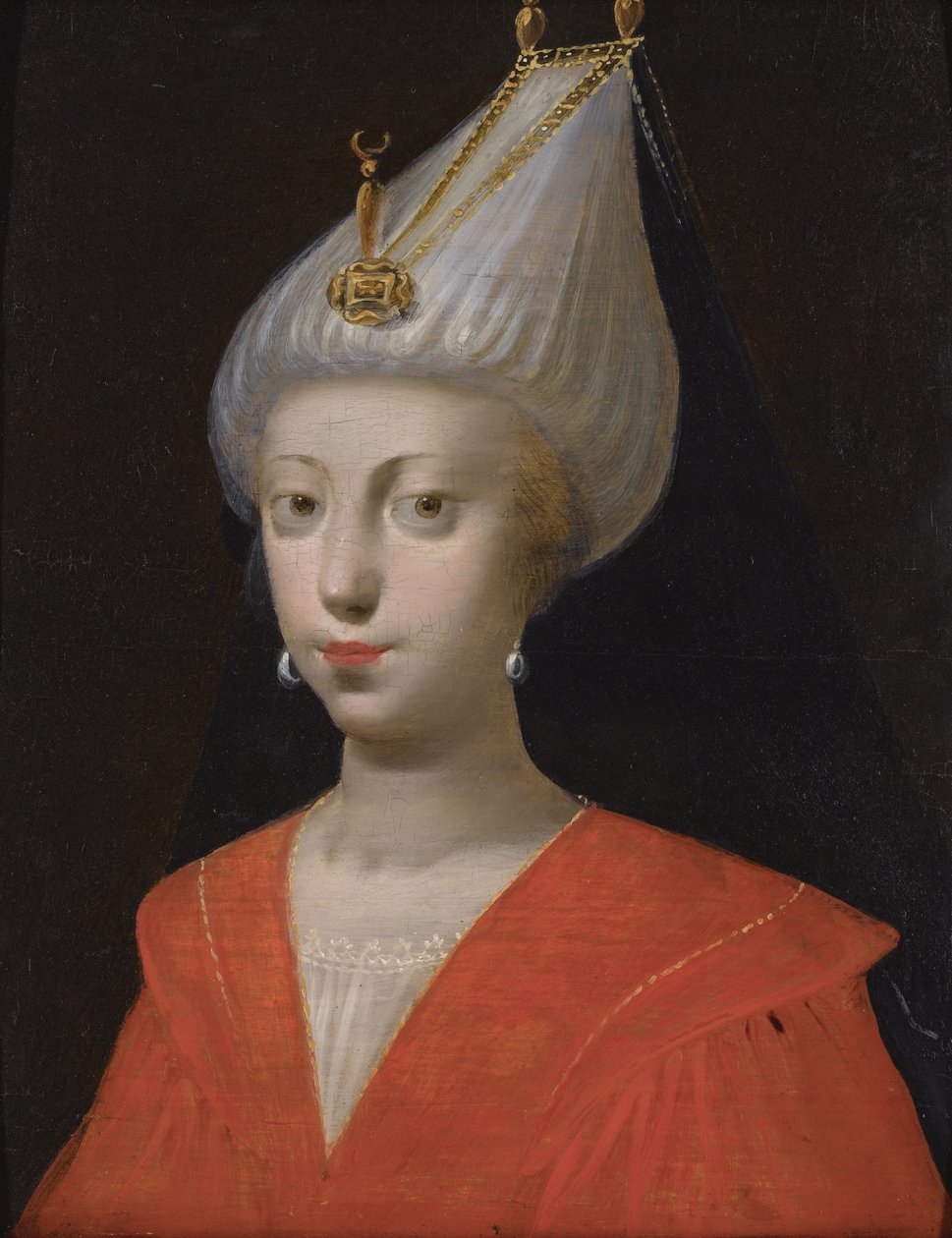„Portret Sułtana Rokselana (Russelazie (Rus) lub Hurrem (z domu Anastasia Lisovska, ok. 1500-1558) żony sułtana Sulejmana Wspaniałego” (lub Sulejman I autorstwa Italian School