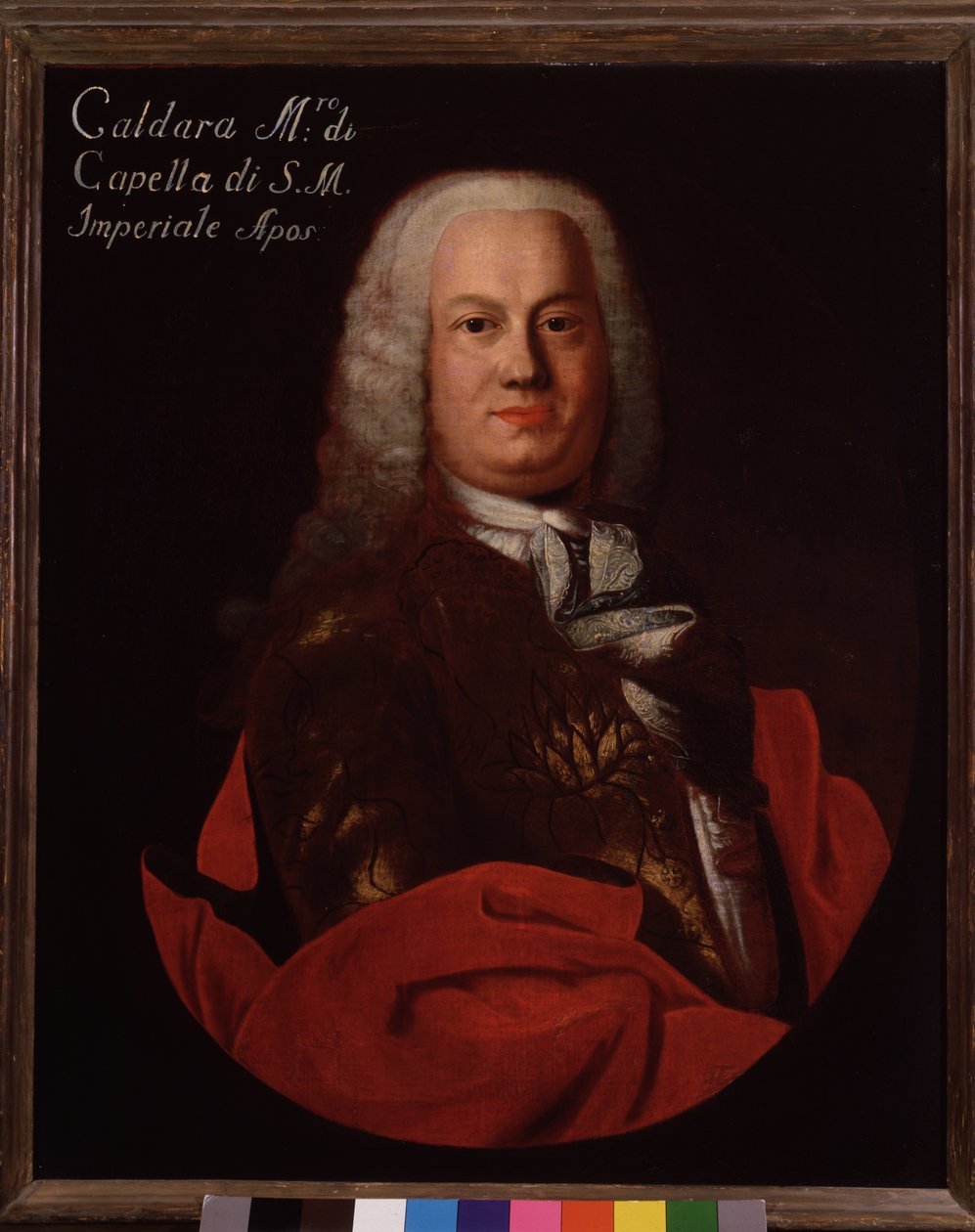 Portret Antonio Caldary (1670-1736) włoskiego kompozytora barokowego autorstwa Italian School
