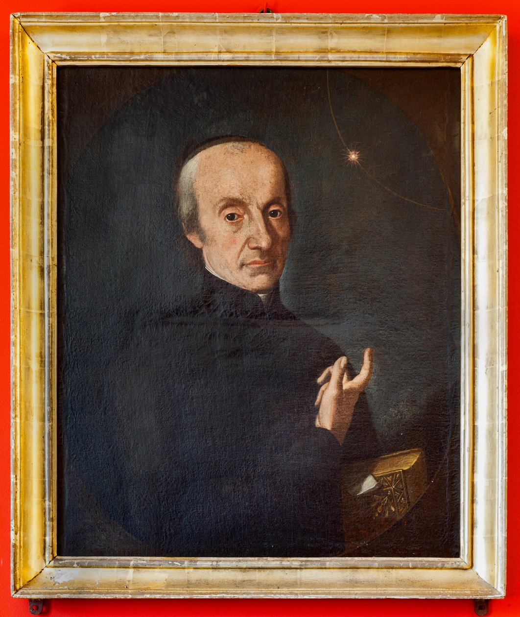 Portret astronoma Giuseppe Piazziego, Obserwatorium Astronomiczne „Giuseppe Piazzi”, Wieża Pisana autorstwa Italian School