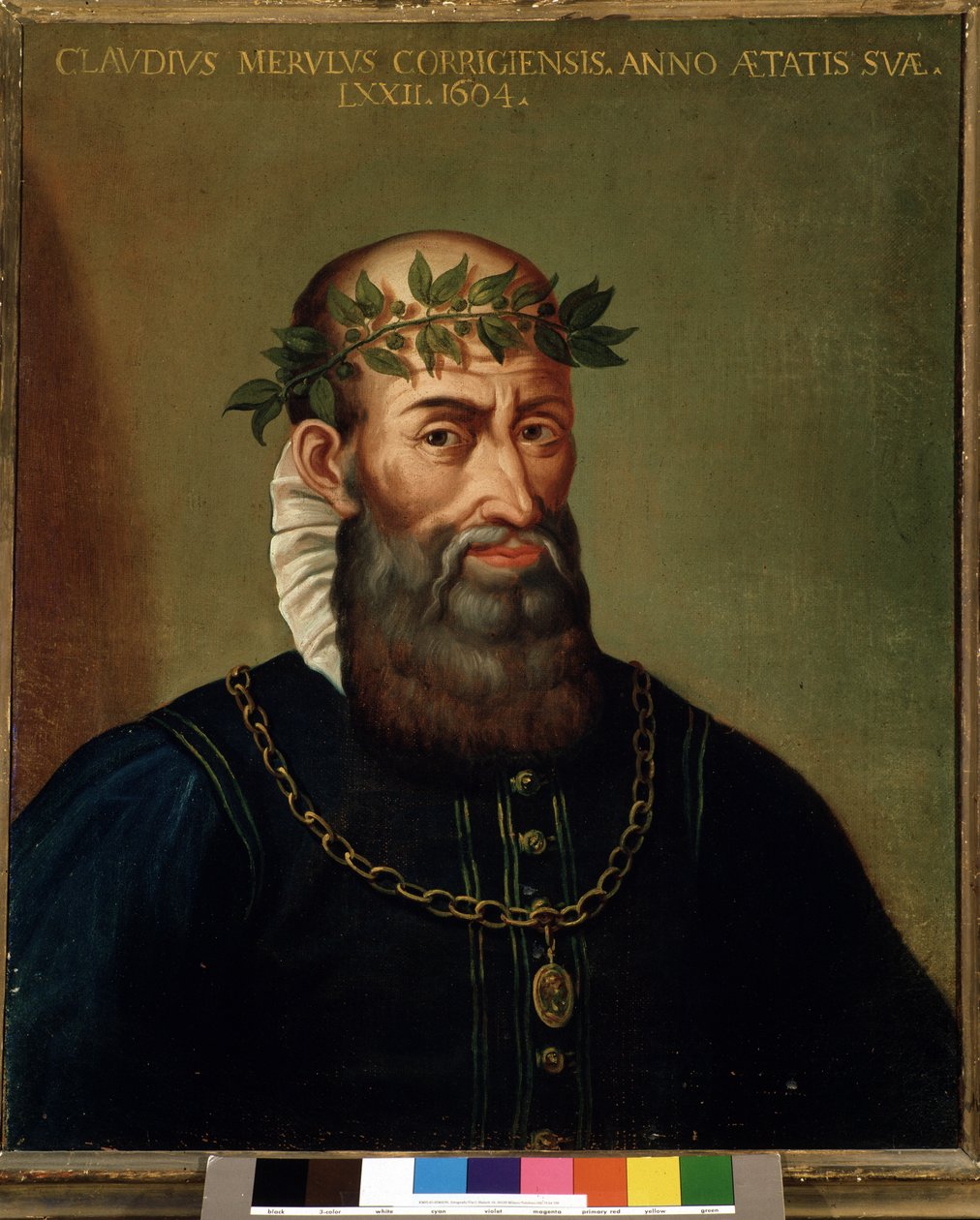 Portret Claudio Merulo (Merlotti, Merulus) (1533-1604) włoskiego kompozytora XVII wieku. autorstwa Italian School