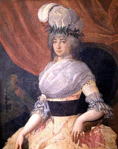 Portret Elżbiety Sophie Ghibellini, ok. 1750 (olej na desce) autorstwa Italian School