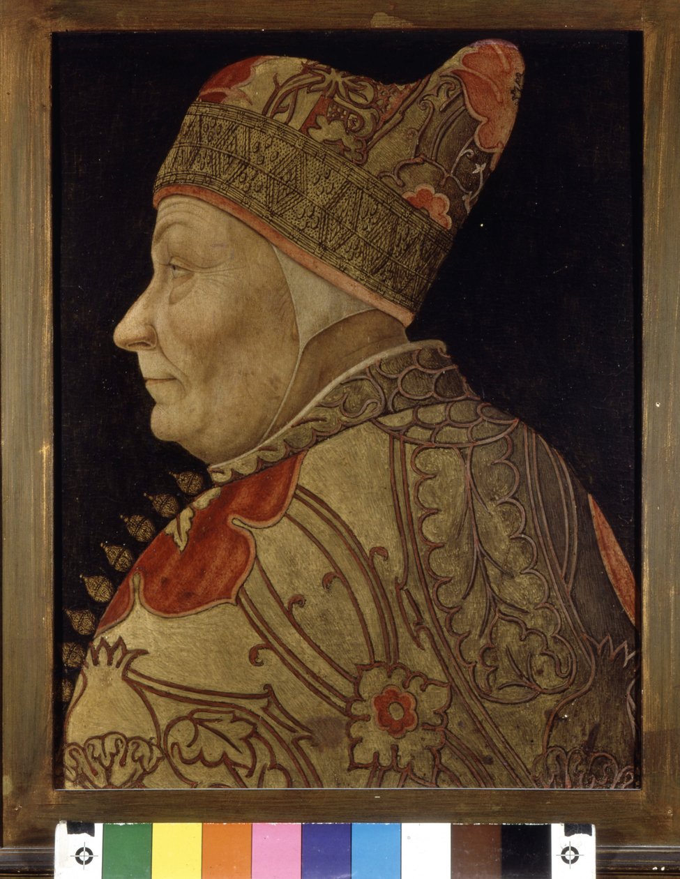 Portret Francesco Foscari (1373 - 1457), doża Wenecji. Malowanie na drewnie. sd. Muzeum Correr w Wenecji autorstwa Italian School