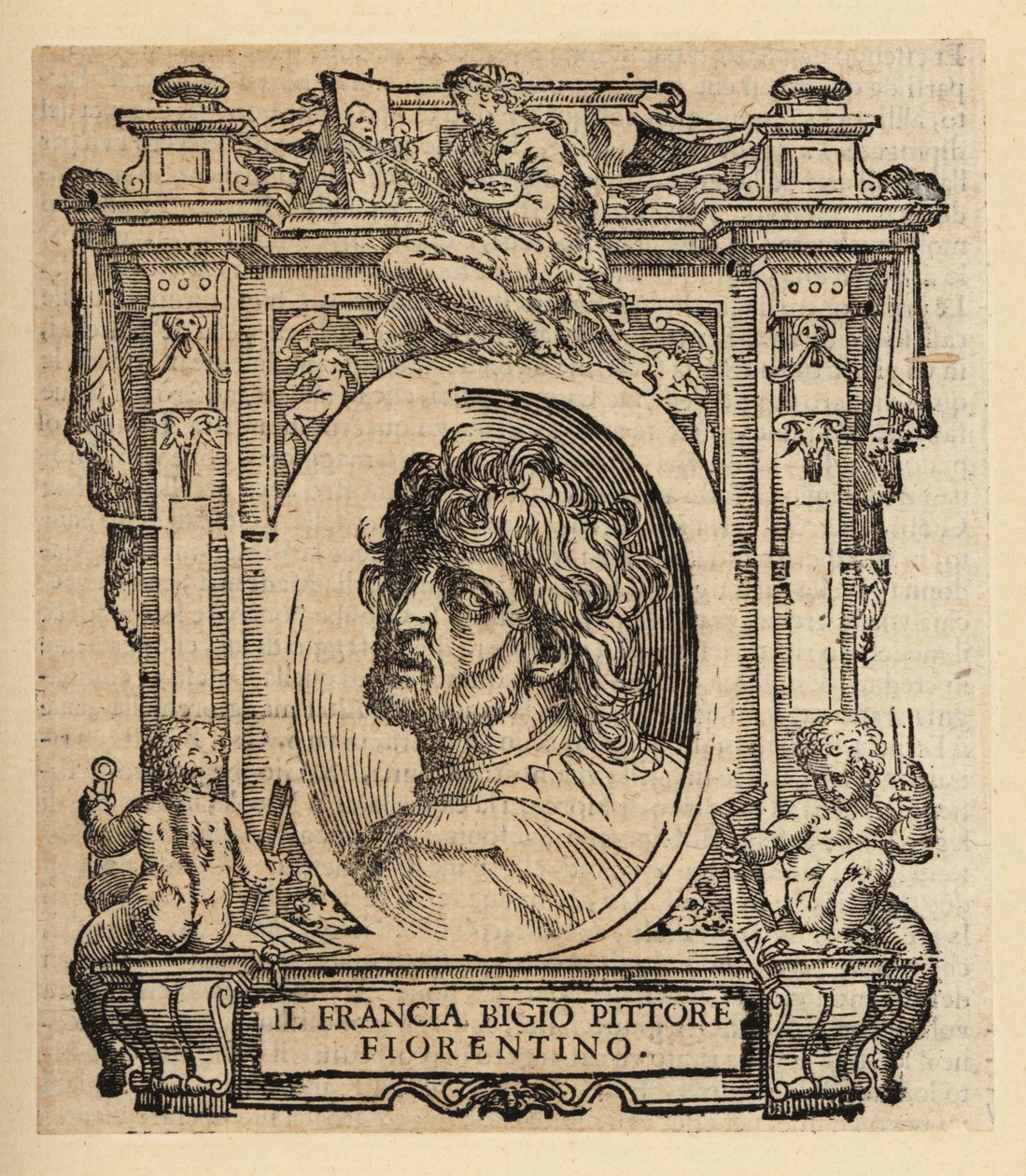 Portret Franciabigio, włoskiego malarza renesansu florenckiego autorstwa Italian School