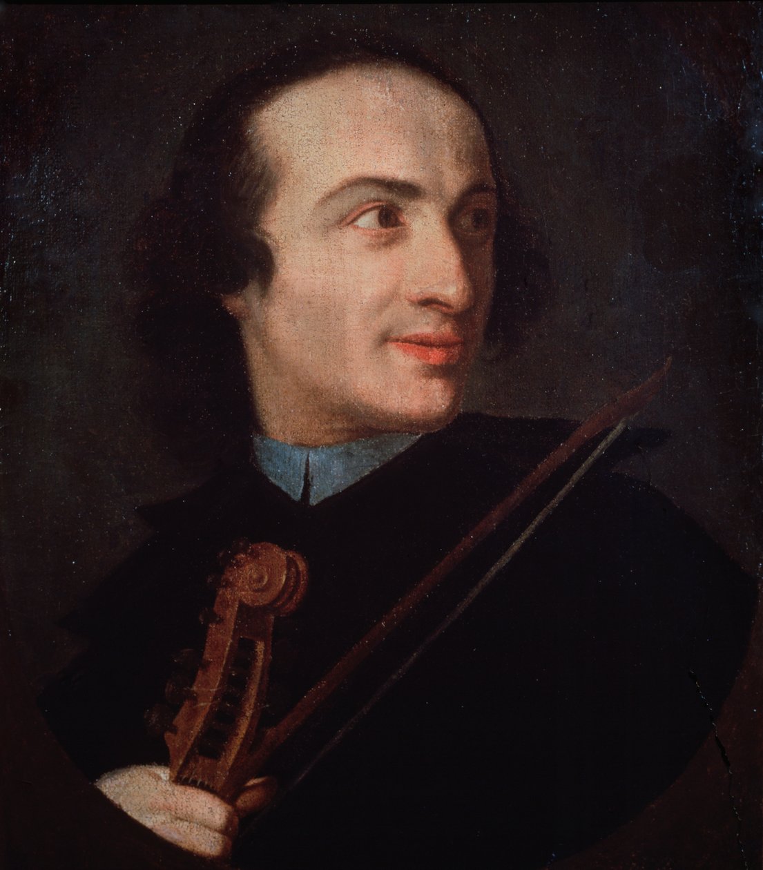 Portret Giuseppe Tartiniego (1692-1770) włoskiego skrzypka i kompozytora. autorstwa Italian School