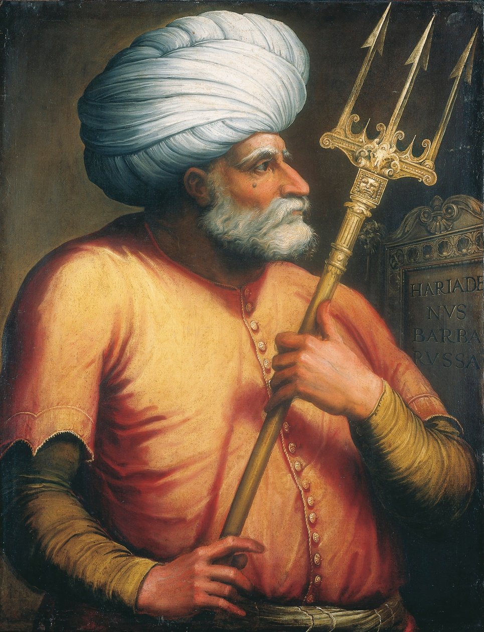 Portret Khaira ed-Dina, ok. 1550 autorstwa Italian School