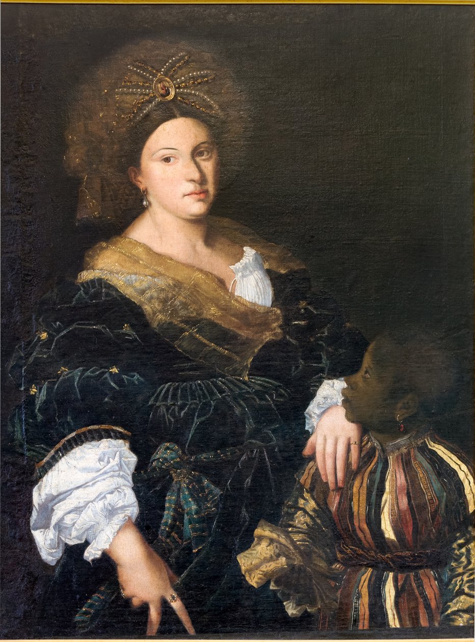 Portret Laury Dianti autorstwa Italian School