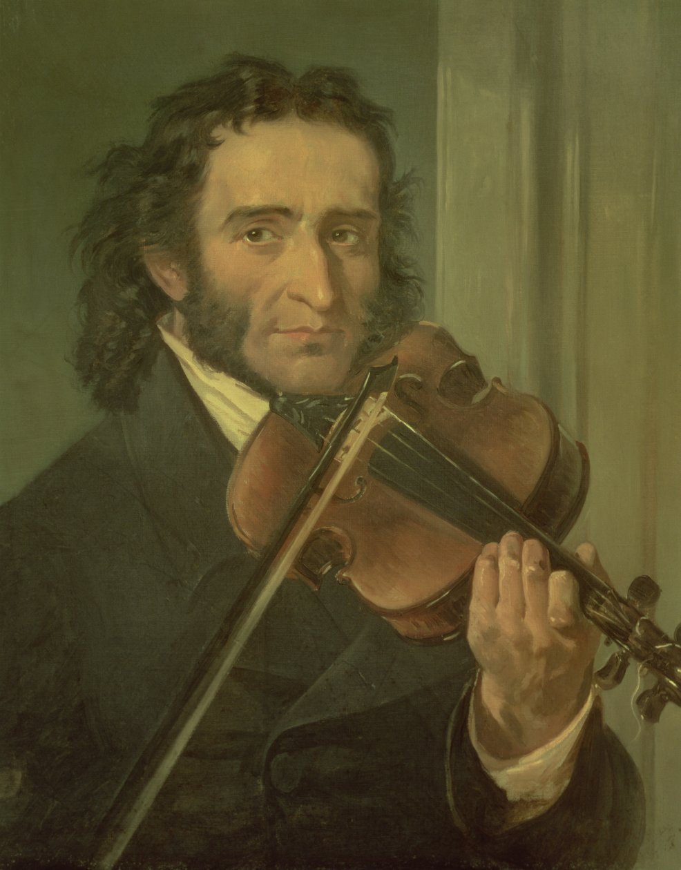 Portret Niccolo Paganiniego (1782-1840) autorstwa Italian School