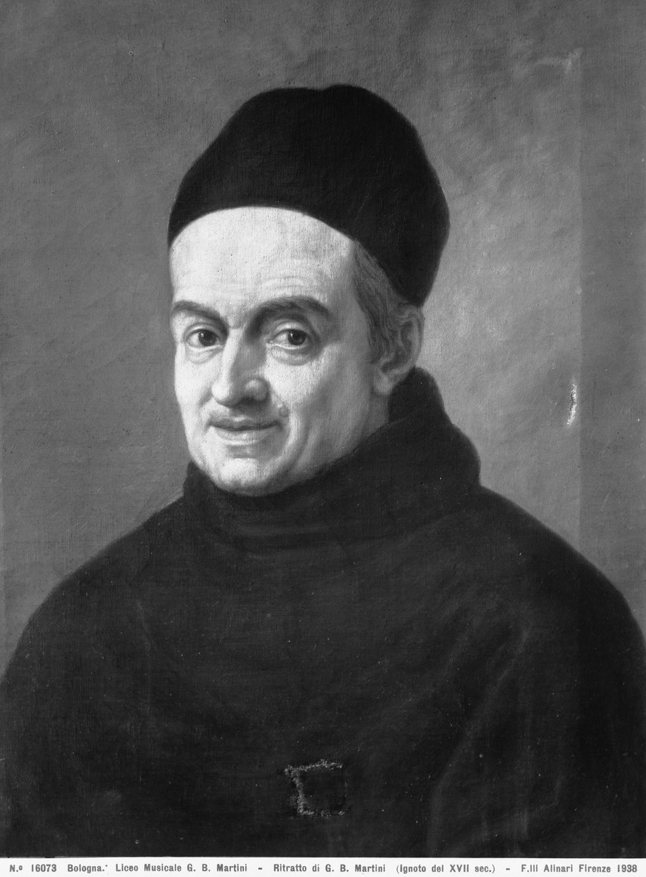 Portret Ojca Martiniego, ok. 1765 autorstwa Italian School