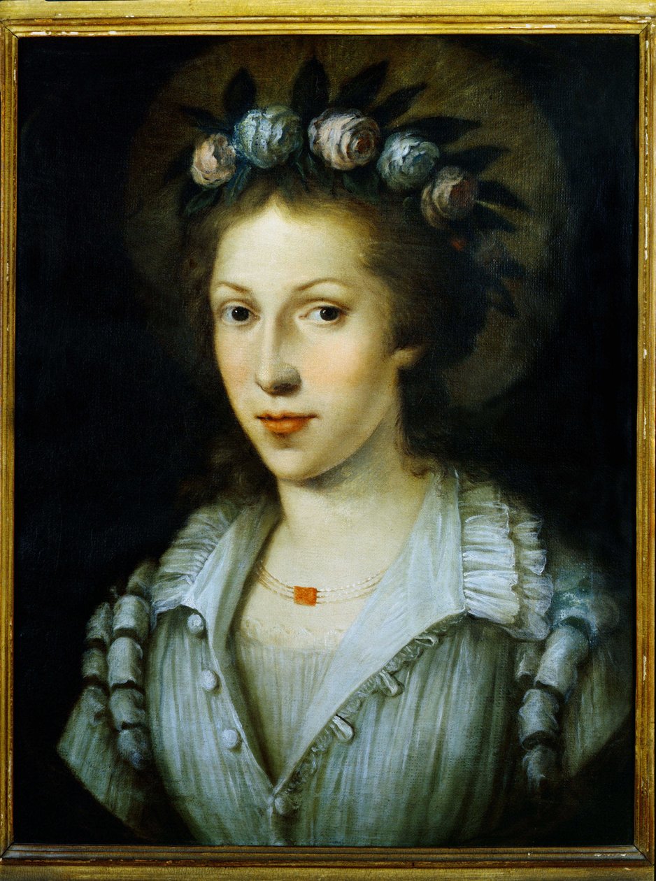 Portret św. Marii Magdaleny z Pazzi, św. Marii Magdaleny de Pazzi autorstwa Italian School