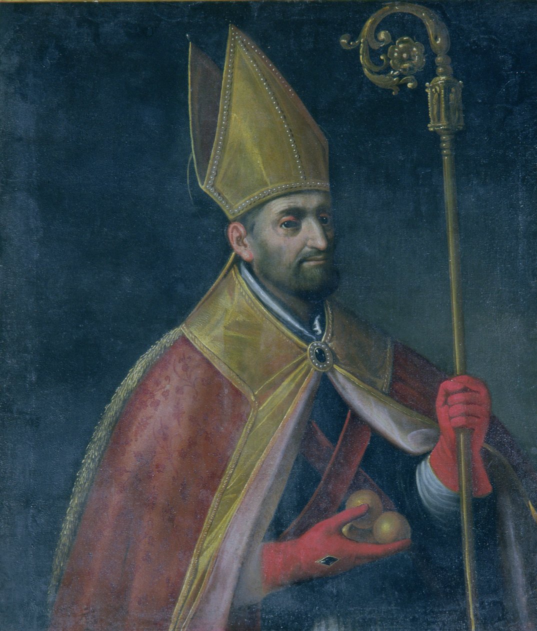 Portret św. Mikołaja, 1700 autorstwa Italian School