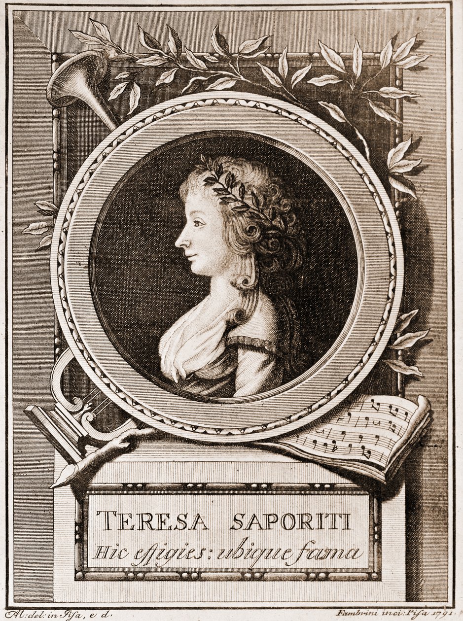 Portret Teresy Saporiti autorstwa Italian School