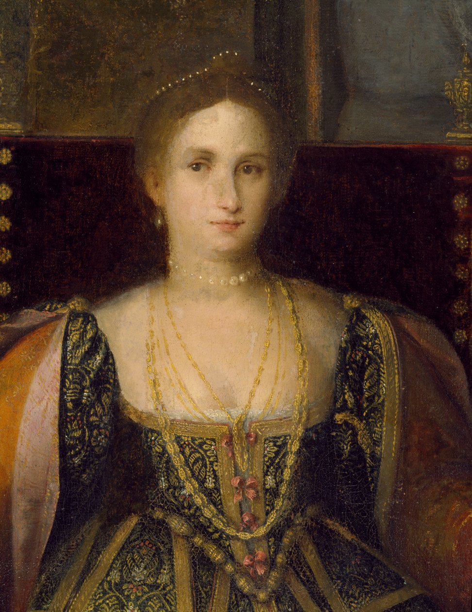 Portret kobiety jako Kleopatry autorstwa Italian School
