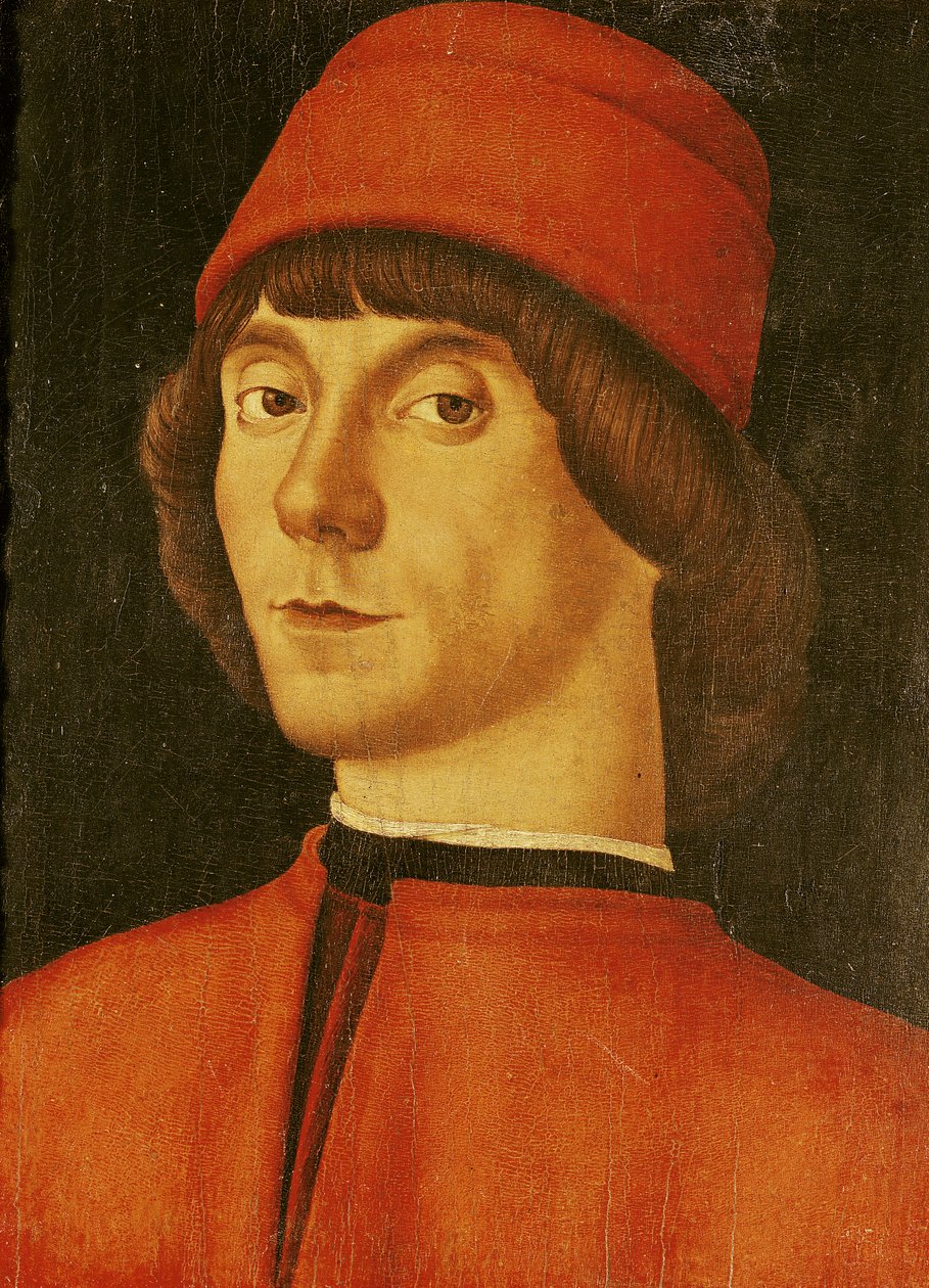 Portret młodzieńca (olej na płótnie) autorstwa Italian School