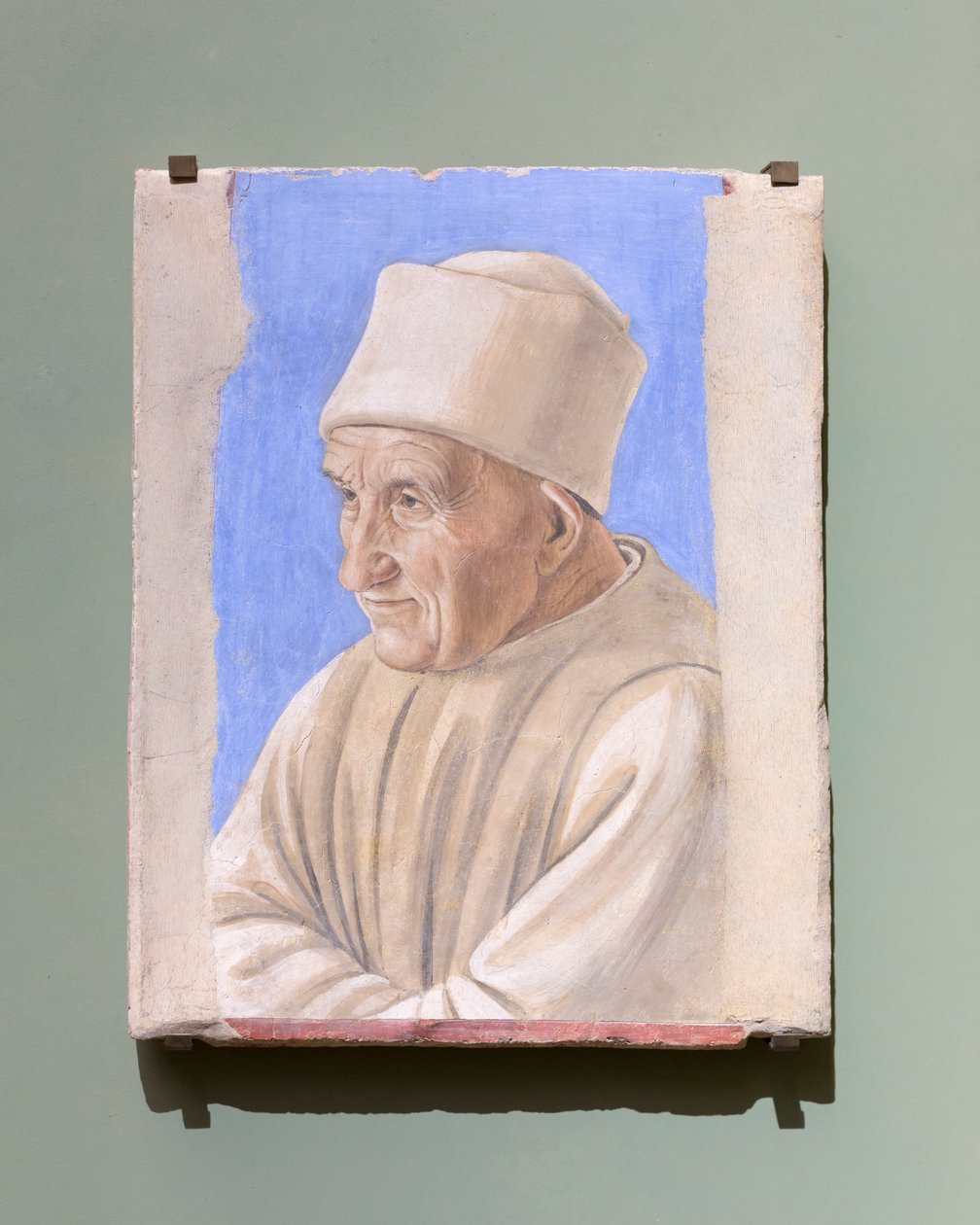 Портрет старика, полировка последней четверти 15 века. autorstwa Italian School