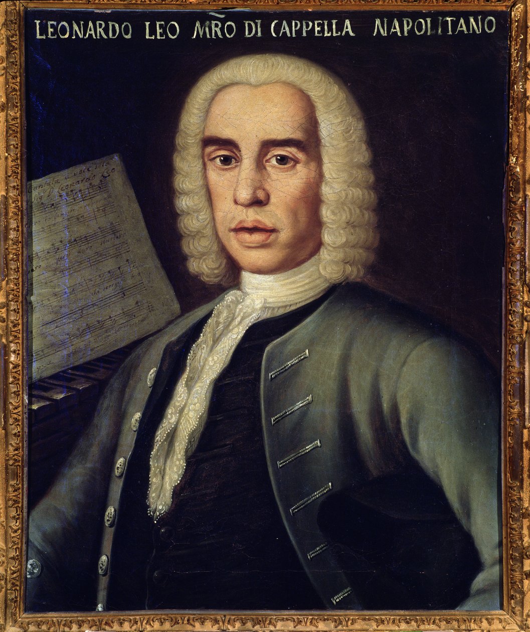Portret włoskiego kompozytora Leo Leonardo (1694-1744) autorstwa Italian School