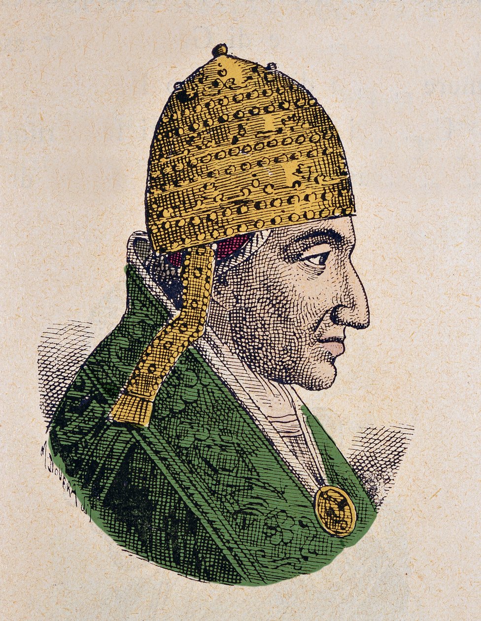 Portret Antypapieża Jana XVI (Giovanni, Ioannes) (997-998) autorstwa Italian School