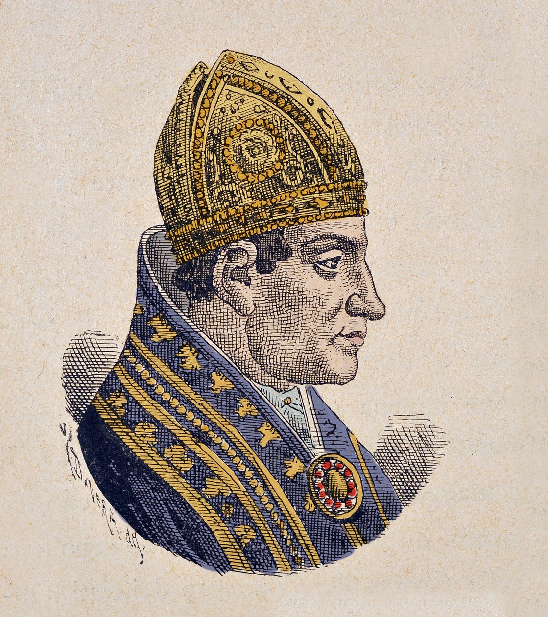 Portret Antypapieża Jana XXIII (Giovanni, Ioannes) (1410-1415) autorstwa Italian School
