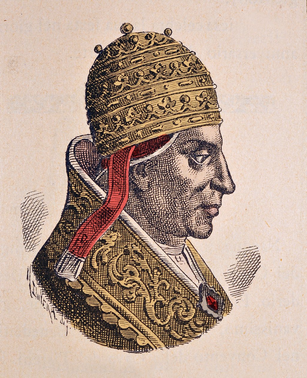 Portret papieża Aleksandra II (Aleksander lub Alessandro) (1061-1073) autorstwa Italian School