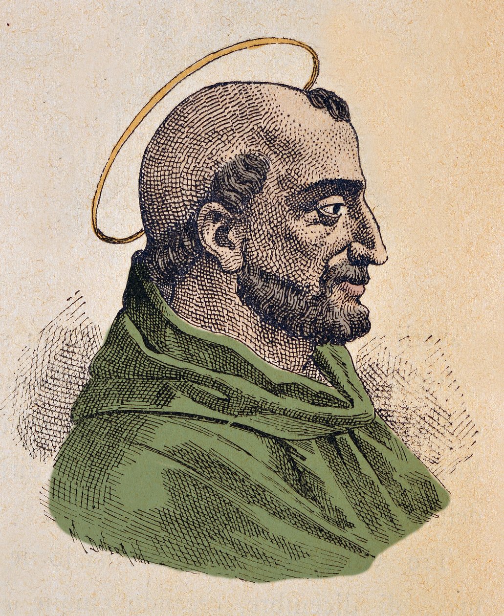 Portret papieża Aniceta (Anicetus lub Aniceto) (ok. 155-166) autorstwa Italian School