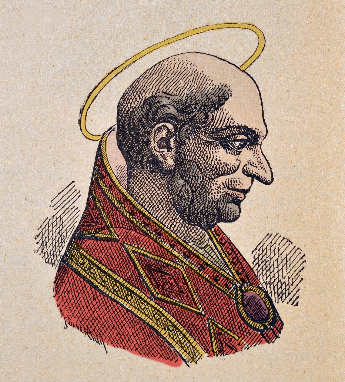Portret papieża Bonifacego Iera (Bonifacio, Bonifacjusz I) (419-422) autorstwa Italian School