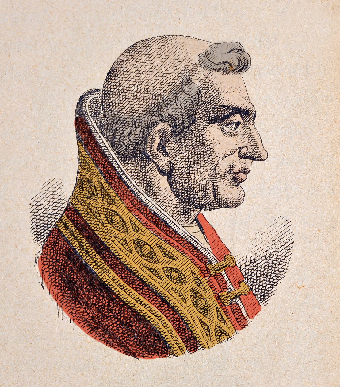 Portret papieża Celestyna IV (Celestinus, Celestine lub Caelestinus) (1241) autorstwa Italian School