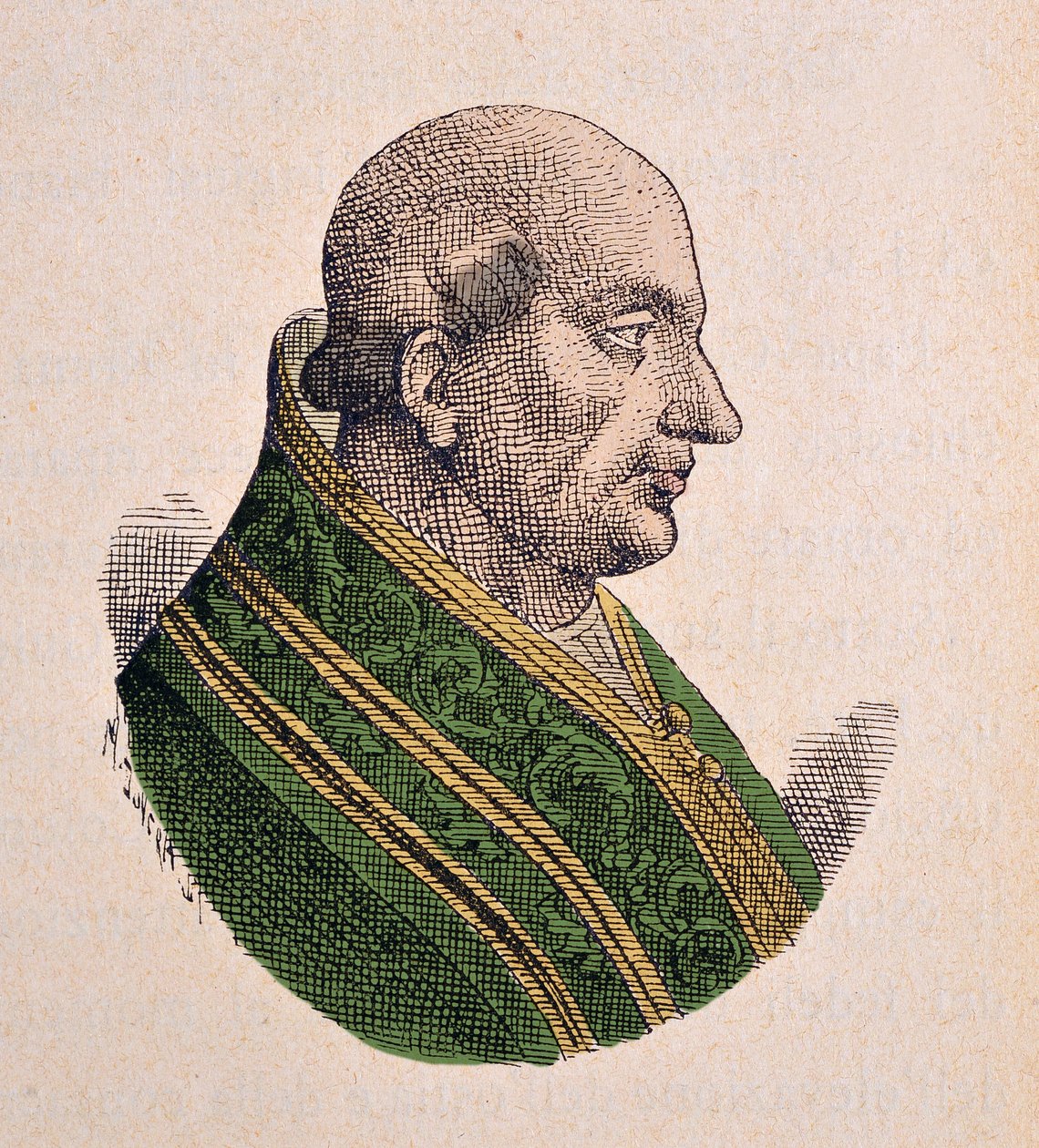 Portret papieża Klemensa III (Klementa lub Klemensa) (1187-1191) autorstwa Italian School