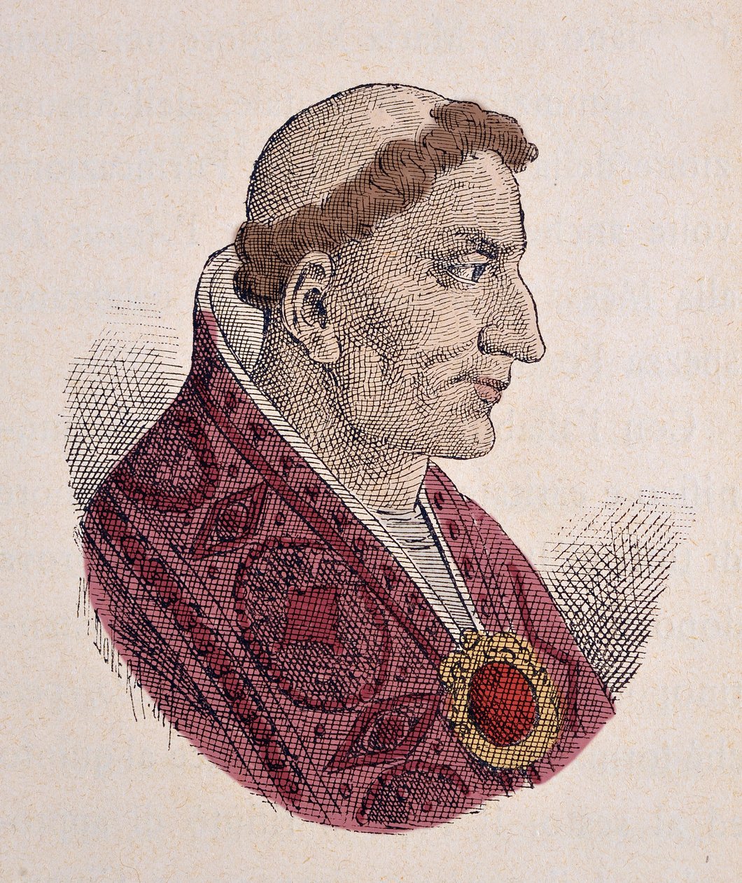 Portret papieża Conona (Conone) (686-687) autorstwa Italian School