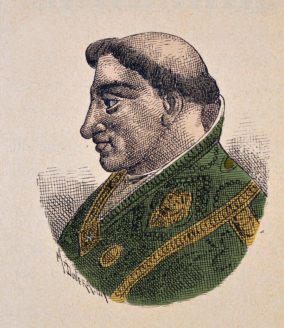 Portret papieża Etienne VI (Stephen, Stefano lub Stephanus) (896-897) autorstwa Italian School