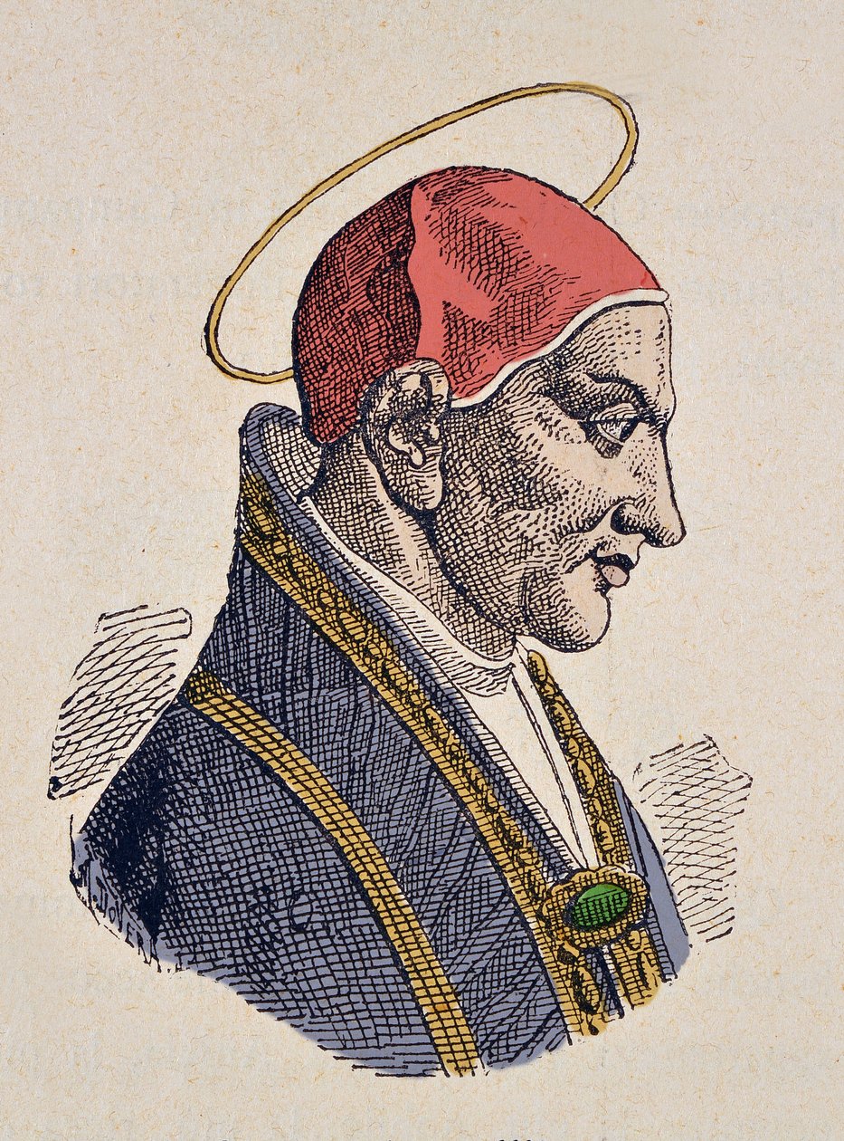 Portret papieża Feliksa III (Felice) (483-492) autorstwa Italian School