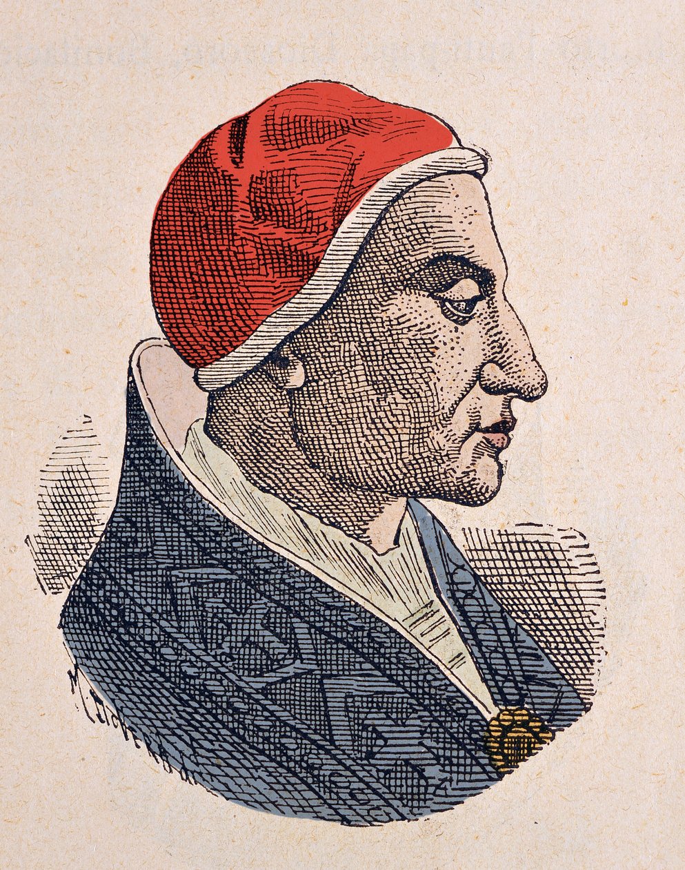 Portret papieża Feliksa IV (Felice) (526-530) autorstwa Italian School