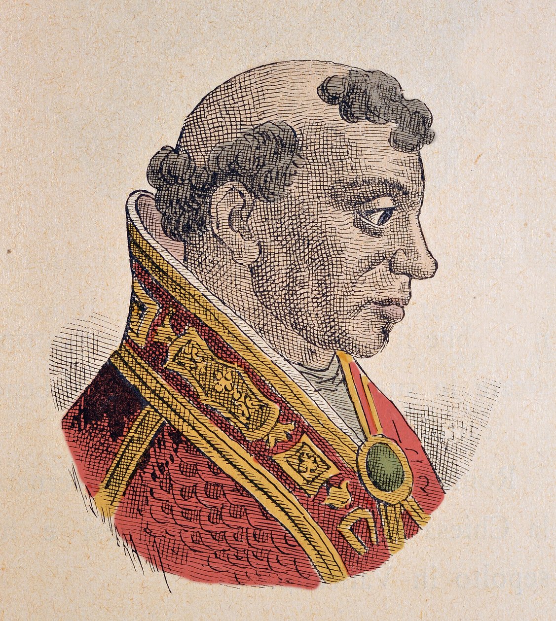 Portret papieża Formozy (Formoso, Formozus) (891-896) autorstwa Italian School