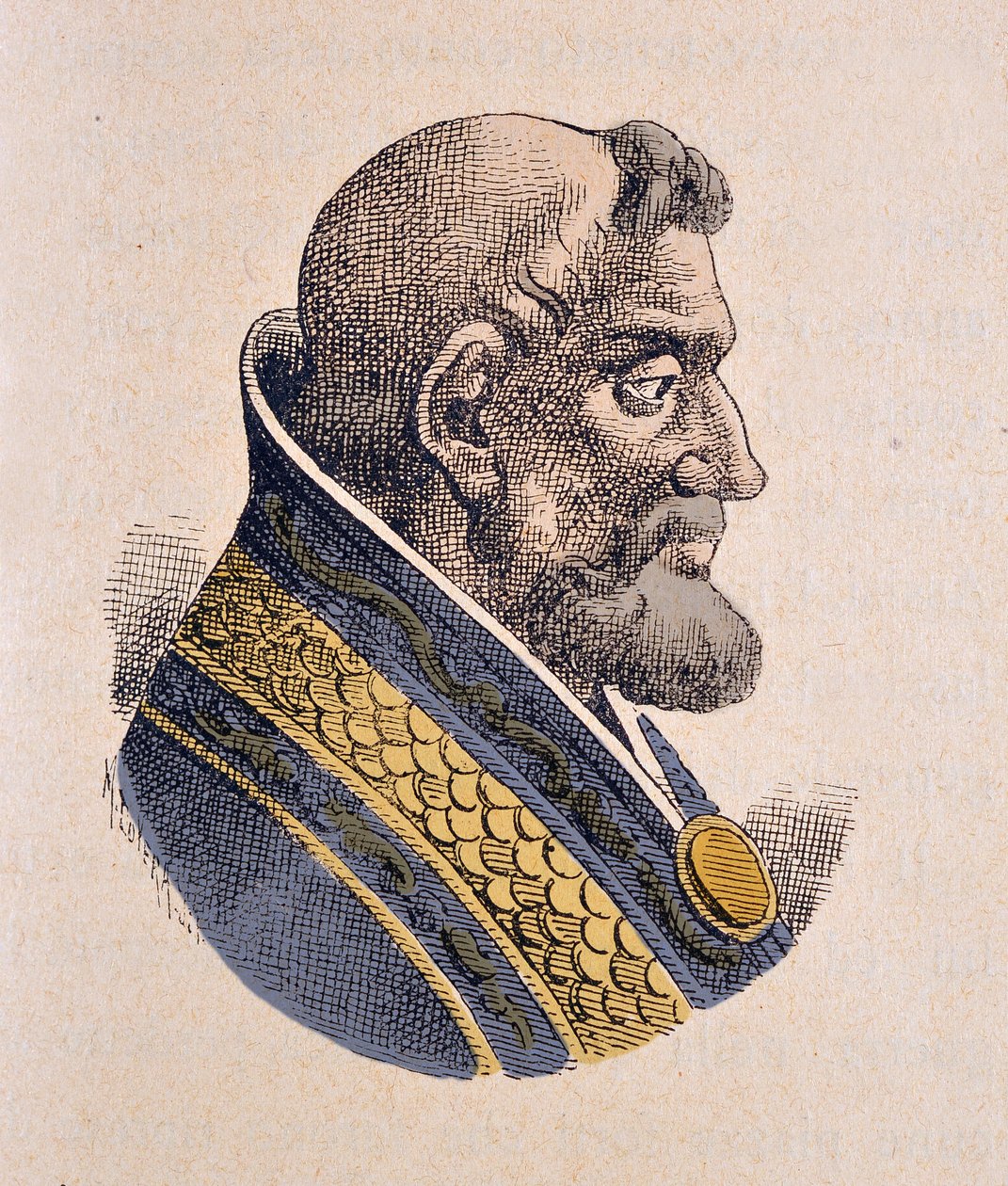 Portret papieża Honoriusza III (Onorio) (1213-1227) autorstwa Italian School