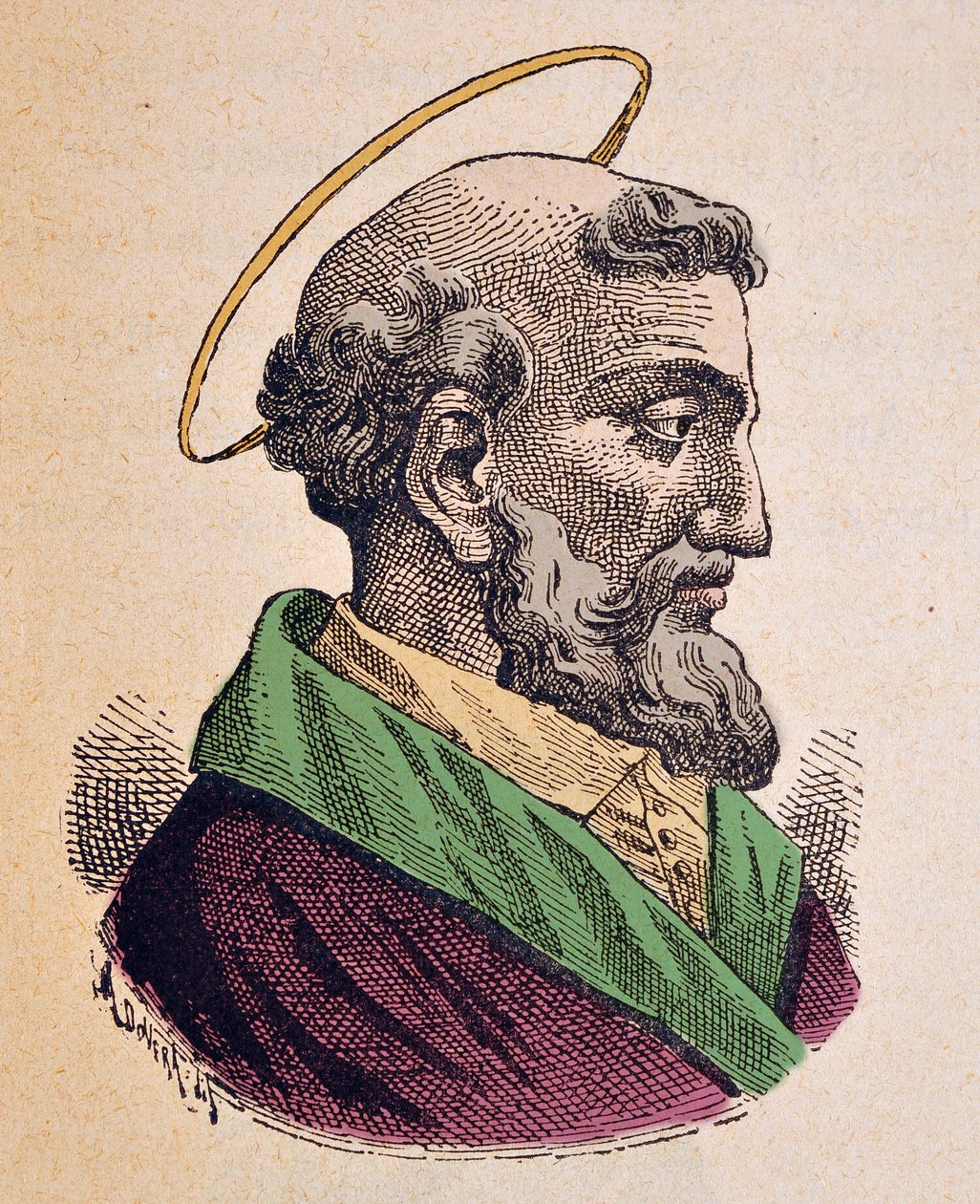 Portret papieża Hygina (136/138-142) autorstwa Italian School