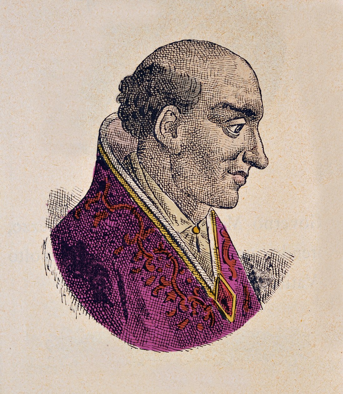 Portret papieża Jana XII (Giovanni, Ioannes) (955-963) autorstwa Italian School