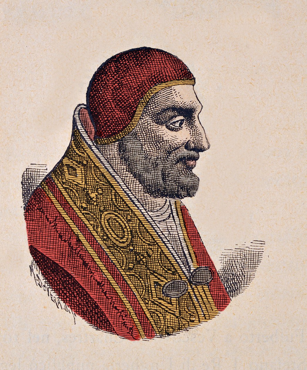 Portret papieża Jana XIX (Giovanni, Ioannes) (1024-1032) autorstwa Italian School