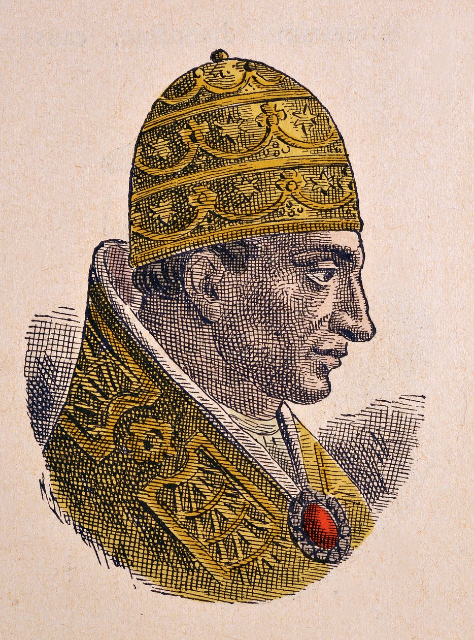 Portret papieża Jana X (Giovanni, Ioannes) (914-928) autorstwa Italian School