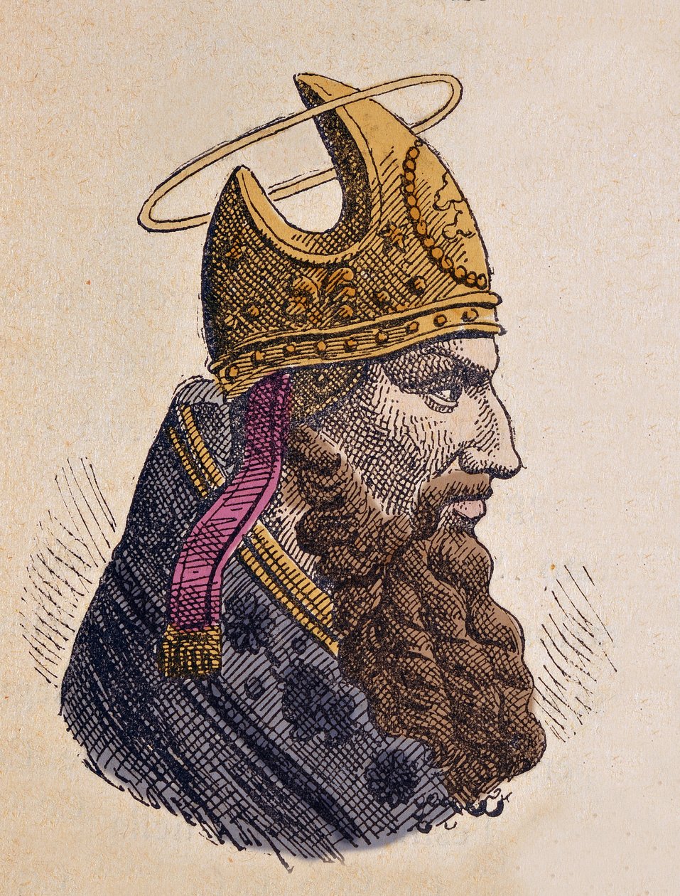 Portret papieża Marca (Mark lub Marcus lub Marco) (335-336) autorstwa Italian School