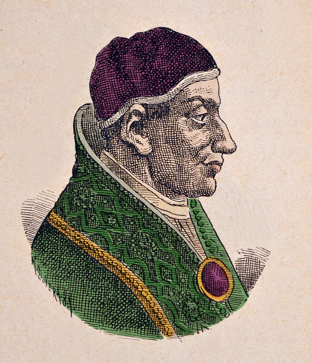 Portret papieża Pascala Ier autorstwa Italian School