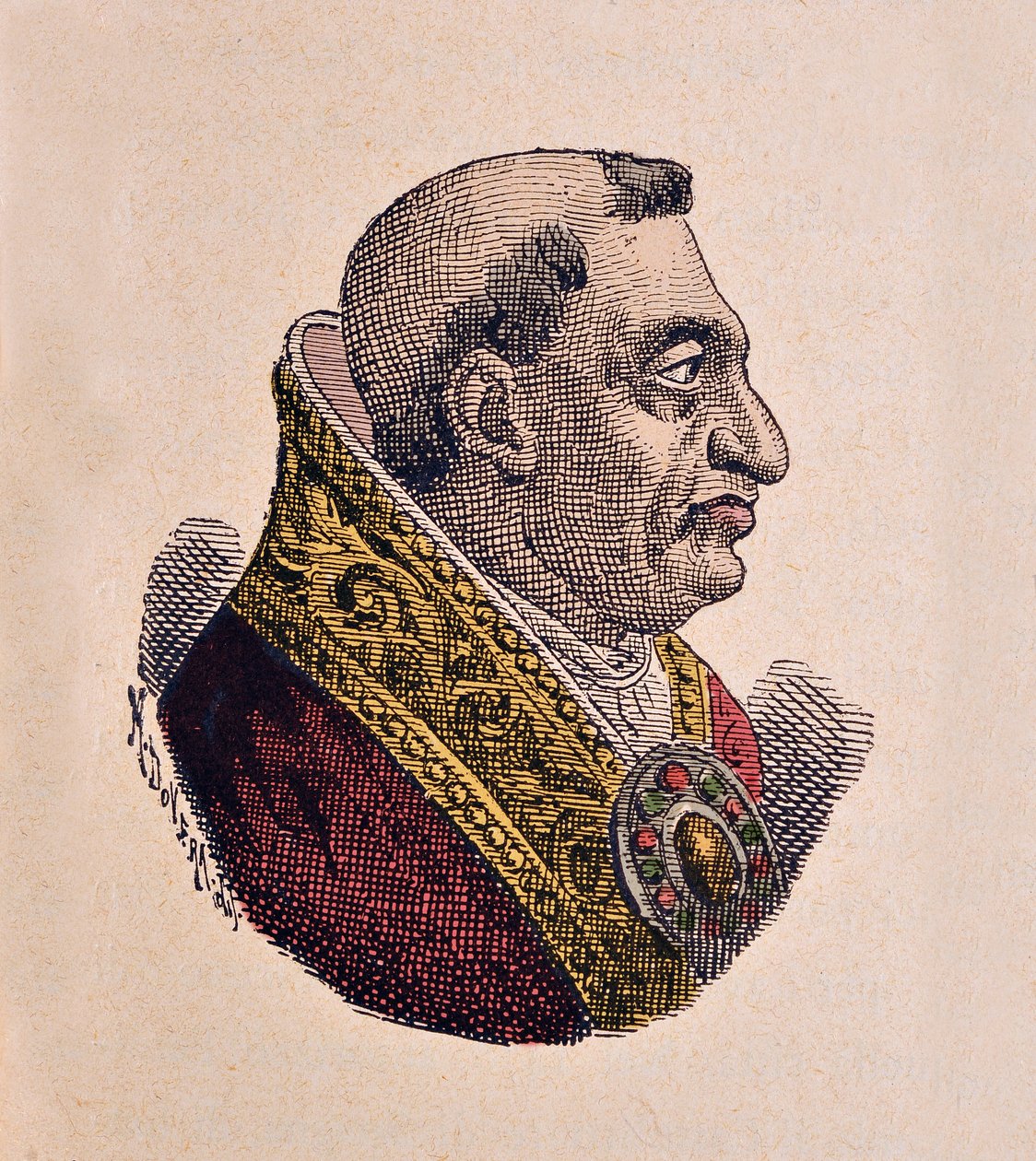 Portret papieża Pawła II (Paolo, Paulus) (1464-1471) autorstwa Italian School