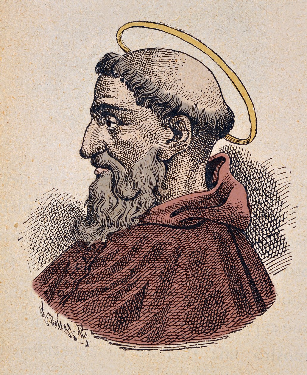 Portret Papieża Telesfora (125-136/138) autorstwa Italian School