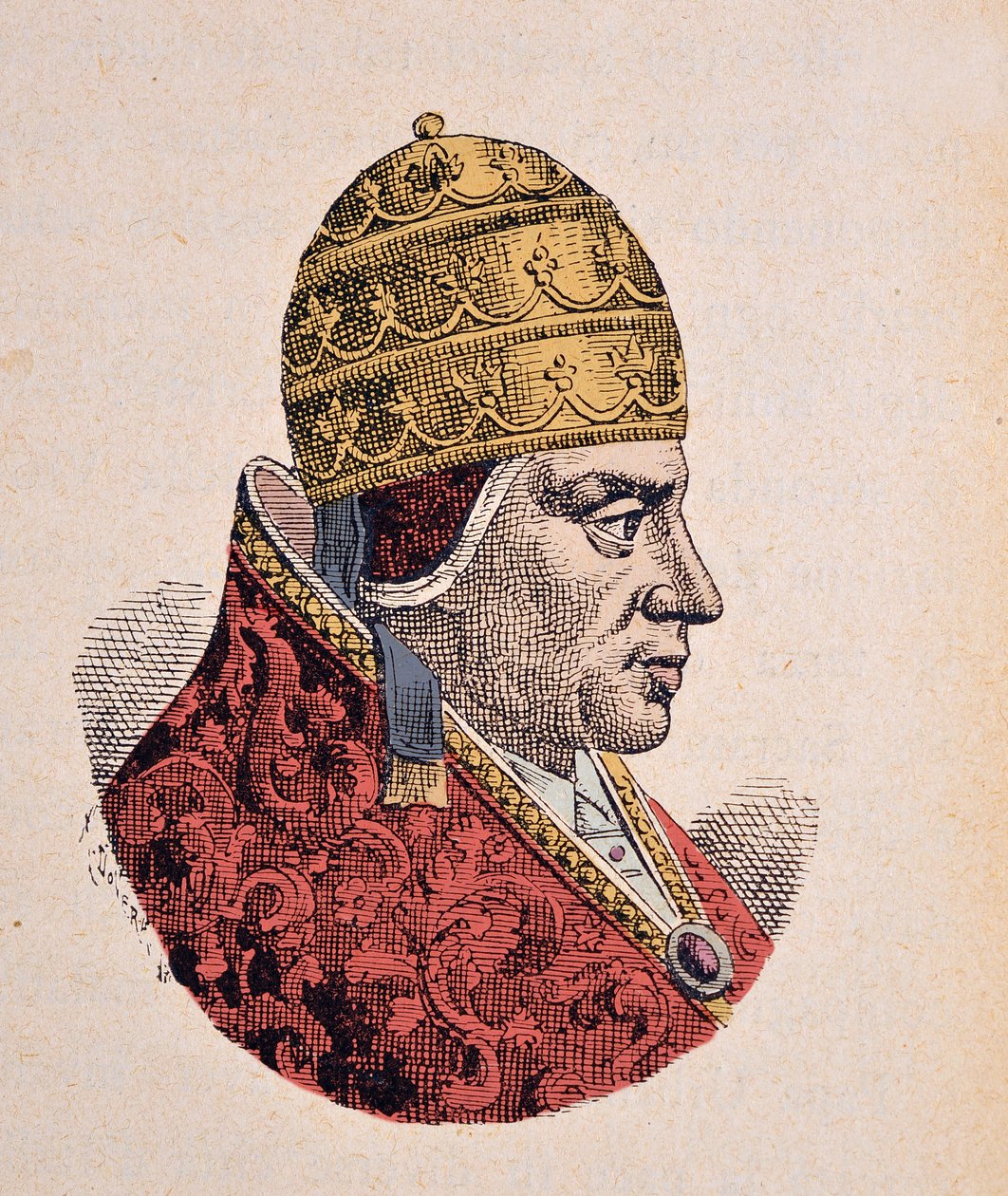 Portret papieża Urbaina VI (Urban lub Urbanus lub Urbano) (1378-1389) autorstwa Italian School
