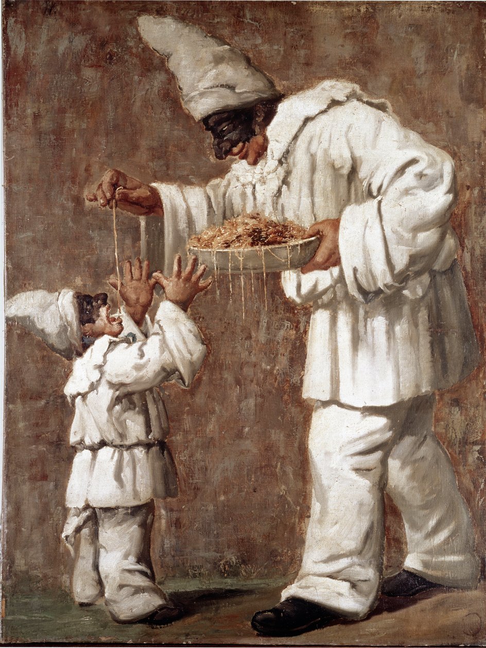 Pulcinella (polichinelle) Postać komedii dell