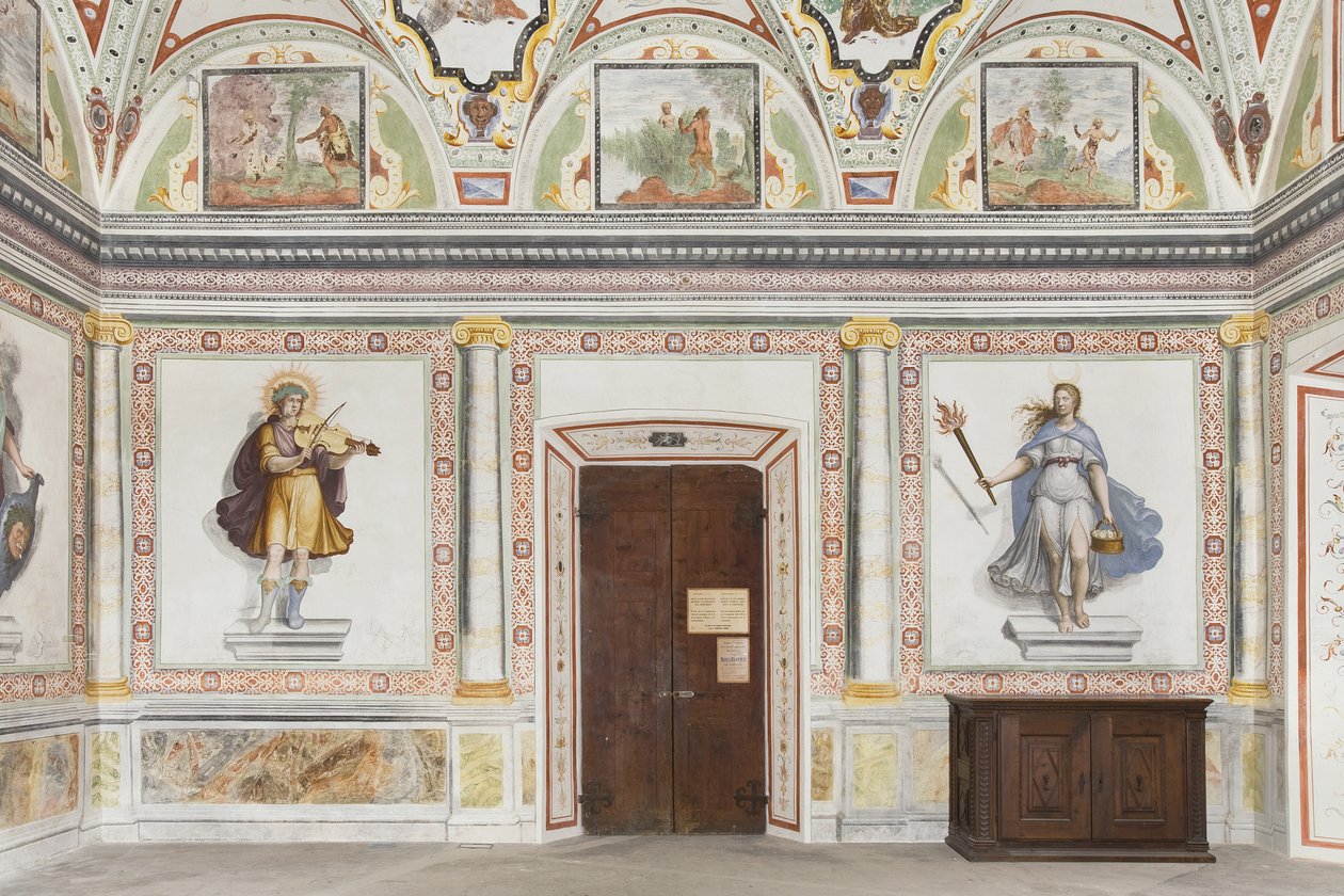 Pokój Jowisza i Merkurego: Apollo i Diana autorstwa Italian School
