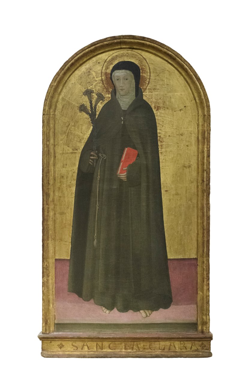 Święta Klara z Asyżu, ok. 1425-1450 (panel) autorstwa Italian School
