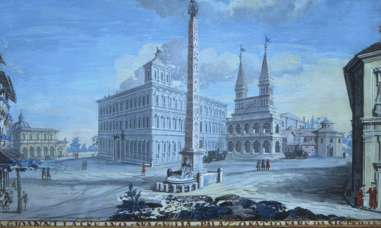 San Giovanni na Lateranie autorstwa Italian School