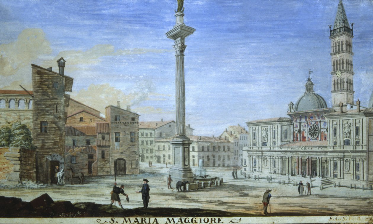 Santa Maria Maggiore autorstwa Italian School